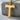 Franciscan Tau Rounded Pendant, product photo in gold vermeil