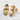 Sakura Swept Petal Earring, gold vermeil, product view