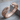 Huginn Muninn Feather Bracelet, rose gold, angled product photo