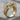 Huginn Muninn Wing Bridge Ring, gold vermeil finish, product photo