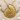 Nautilus Chamber Spiral Pendant in gold vermeil, front view