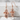 Vanitas Candle Holder Earring, rose gold plated product photo