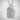 Reaper Parted Veil Pendant, polished silver product photo