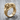 Golden Retriever Puppy Ring, gold vermeil, studio product photo