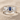 Blue Sapphire Dove Promise Ring, polished silver, front view