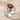 Carnelian Dove Promise Ring in polished silver