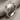 Faceted Saddle Open Ring, polished silver, product photo