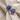 Cobalt Cocoon Open Ring, polished silver, studio product view