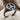 Peace Signet Ring, oxidized silver, angled product photo