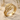 Oak Sapling Wedding Ring in gold vermeil, angled product photo