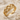Celtic Crossover Wedding Ring in gold vermeil, studio product photo