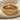 Chevron groove ring in gold vermeil, angled product view