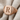 Chevron Initial Signet Ring, rose gold, angled view