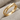Double Rope Crossover Ring, gold vermeil, front product photo
