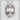 Kitsune Festival Mask Pendant, polished, product view