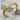 Celtic Spiral Terminal Bracelet, gold vermeil, product photo