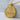 Triskele Rope Border Pendant, gold vermeil, front product view