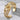 Cherry Blossom Branch Bracelet, gold vermeil, product view