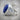Lapis Rosette Buttress Ring, polished, side view