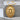 Birka Mask Scroll Pendant, gold vermeil, front view