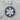 Byzantine Tessera Rosette Pendant, polished, front view product photo