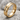 Current Flow Ring, gold vermeil, angled product photo