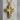 Weathered Ember Cross Pendant, gold vermeil, front view product photo