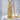 Forked Ember Bar Pendant, gold vermeil, front product photo