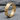 Kintsugi Low Rift Band Ring, gold vermeil, studio product photo