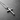 Rustic 925 sterling silver cross necklace with hammered finish displayed on dark slate background