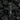 Crown of Thorns Crucifix Pendant, black rhodium, front view on charcoal background