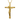 14K gold vermeil crucifix pendant featuring Jesus Christ with detailed wood grain texture on black coal