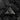 Pharaoh Pyramid Eye Pendant, black rhodium finish, front view on charcoal background