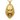 Close-up front view of gold vermeil roaring gorilla pendant with detailed fangs and fur texture