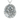 925 sterling silver abstract skull pendant featuring elongated design and rustic hammered edges on wood background