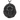 Black rhodium plated 925 sterling silver abstract skull pendant with organic texture on dark wood