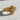 Celtic halo cross ring in gold vermeil, angled close-up view