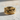 Pisces Twin Fish Ring, gold vermeil, front view in sunlight