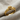Rose Leaf Ring, gold vermeil, angled view of warm gold finish on linen