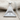 Delta Eye of Providence Pendant, polished silver, front view on fabric