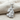 Goddess Maat Pendant, polished silver, product photo on fabric