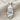 Butterfly Maiden Pendant, polished silver, product photo on linen