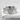Love Heart Ring, polished silver, front view on textured stone