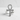 Ankh Cross Ring, polished, front view on white surface