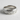 Spiral Scrollwork Band Ring, polished silver, front view