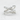 Crossed Serpent Bypass Ring, polished silver, front view