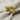 Roaring Dragon Head Ring, gold vermeil finish on fabric