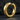 Close-up of the architectural grooved hoop earring in 925 sterling silver displayed on a dark stone background