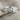 Grooved Solitaire Ring, polished, front view on fabric