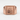 Japanese Nin Kanji Signet Ring, rose gold finish, front view